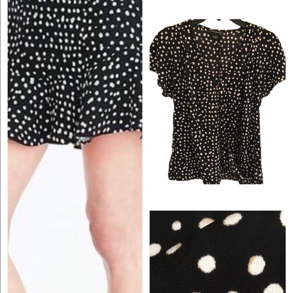 Banana Republic Polka Dot Semi-Wrap Top. - Picture 7 of 7